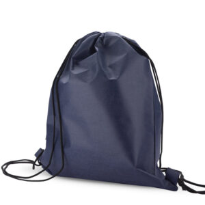 Worek rPET GARTY z własnym nadrukiem, kolor granatowy