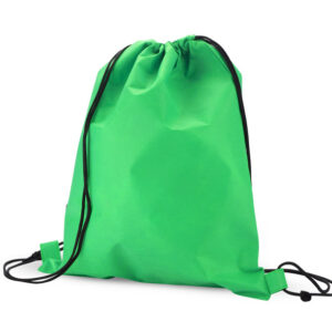 Worek rPET GARTY z własnym nadrukiem, kolor zielony