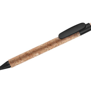 Długopis KORTE z własnym nadrukiem, kolor czarny