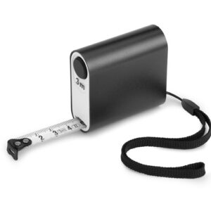 Miara FEM 3 m z własnym nadrukiem, kolor czarny