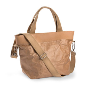 Torba papierowa DAIMA z własnym nadrukiem, kolor naturalny