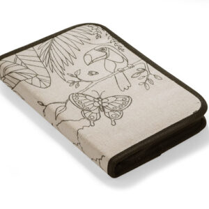 Piórnik PASTELLI z własnym nadrukiem, kolor naturalny