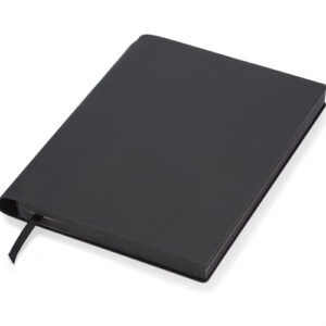 Notes BELLIS A5 z własnym nadrukiem, kolor czarny