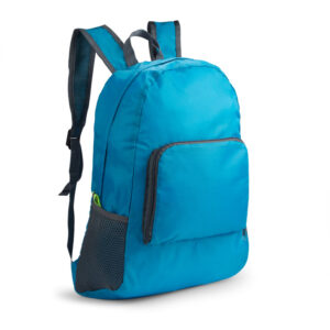 Plecak składany ORI z własnym nadrukiem, kolor niebieski