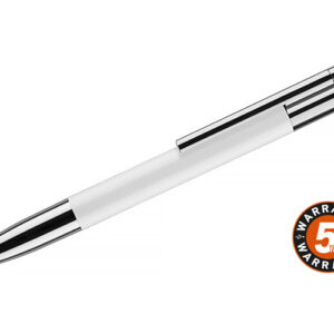 Długopis z pamięcią USB BRAINY 16 GB z własnym nadrukiem, kolor biały