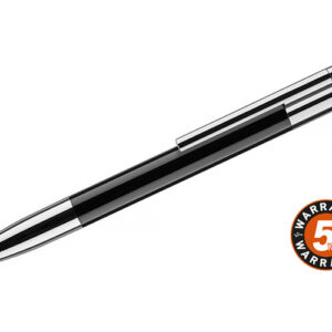 Długopis z pamięcią USB BRAINY 16 GB z własnym nadrukiem, kolor czarny