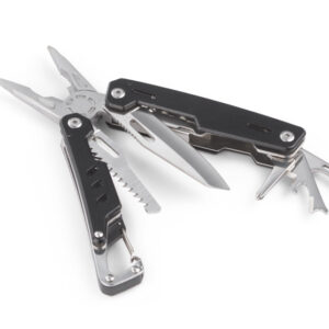 Narzędzie wielofunkcyjne INGE z własnym nadrukiem, kolor czarny