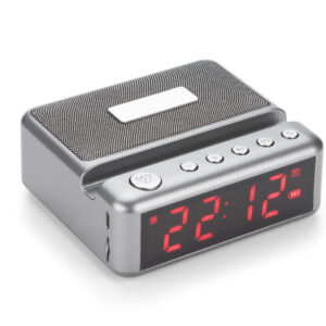 Głośnik bezprzewodowy z zegarem MELLOW z własnym nadrukiem