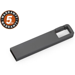 Pamięć USB TORINO 16 GB z własnym nadrukiem, kolor czarny