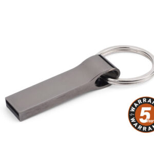 Pamięć USB PALERMO 16 GB z własnym nadrukiem, kolor grafitowy