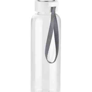 Butelka CLEAR 500 ml z własnym nadrukiem, kolor biały