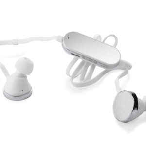 Słuchawki bezprzewodowe FREE z własnym nadrukiem, kolor biały