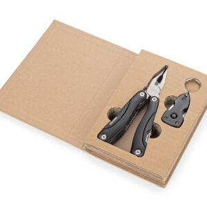 Zestaw upominkowy TOOL z własnym nadrukiem, kolor czarny