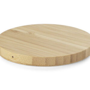 Ładowarka indukcyjna KYOTO z własnym nadrukiem, kolor brązowy