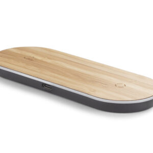 Ładowarka indukcyjna PARO z własnym nadrukiem, kolor brązowy