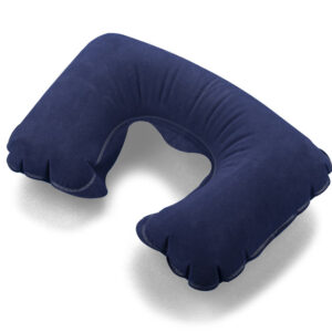 Poduszka podróżna SUENO z własnym nadrukiem, kolor granatowy