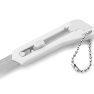 Nożyk NIFE z własnym nadrukiem, kolor biały