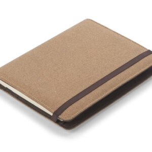 Teczka z ładowarką indukcyjną CHARCO A5 z własnym nadrukiem, kolor naturalny