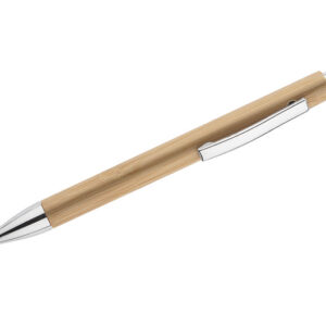 Długopis touch bambusowy TUSO z własnym nadrukiem, kolor żółty