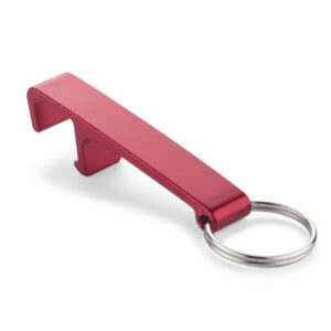 Brelok 3 w 1 LON z własnym nadrukiem, kolor czerwony