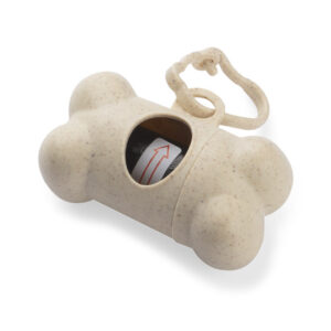 Kostka z woreczkami dla zwierząt INU z własnym nadrukiem, kolor naturalny