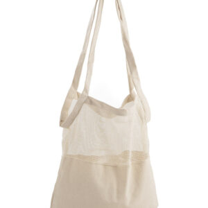 Torba bawełniana NETI 280 g z własnym nadrukiem, kolor naturalny