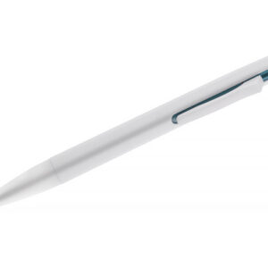 Długopis zmazywalny MAZZI z własnym nadrukiem, kolor błękitny