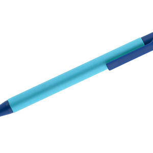 Długopis papierowy POLI z własnym nadrukiem, kolor niebieski