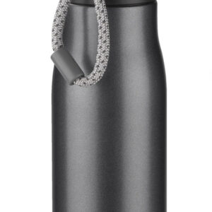 Butelka termiczna ROSA 350 ml z własnym nadrukiem, kolor grafitowy