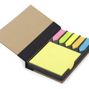 Zestaw karteczek ARO z własnym nadrukiem, kolor naturalny