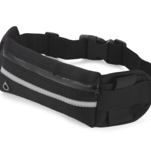 Torebka biodrowa ENDO z własnym nadrukiem, kolor czarny