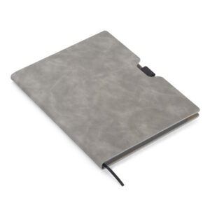 Notes BLAKK A5 z własnym nadrukiem, kolor szary