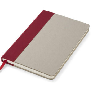 Notes KLAPP A5 z własnym nadrukiem, kolor czerwony