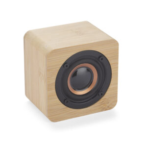 Głośnik bezprzewodowy VINTAGE z własnym nadrukiem, kolor naturalny