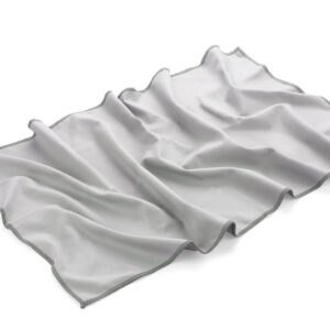 Ręcznik z mikrofibry UKO z własnym nadrukiem, kolor szary