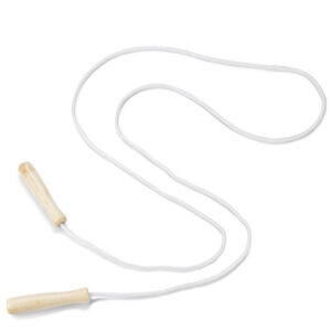 Skakanka SALTI z własnym nadrukiem, kolor biały