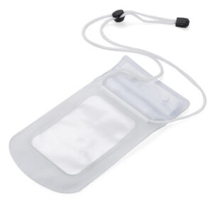 Etui wodoodporne FALLA z własnym nadrukiem, kolor przezroczysty