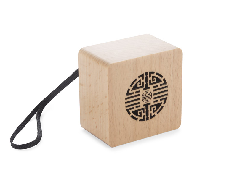 Głośnik bezprzewodowy ORIENT z własnym nadrukiem, kolor naturalny