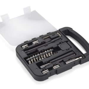 Zestaw narzędzi FIXO z własnym nadrukiem, kolor czarny