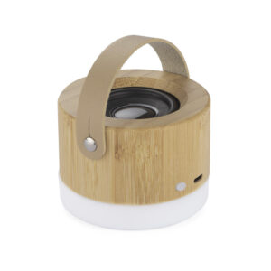 Głośnik bezprzewodowy RORAT z własnym nadrukiem, kolor brązowy