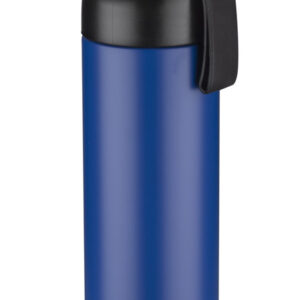 Butelka termiczna ELSA 600 ml z własnym nadrukiem, kolor niebieski