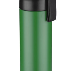Butelka termiczna ELSA 600 ml z własnym nadrukiem, kolor zielony