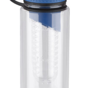 Bidon z wkładem na owoce FRUGT 800 ml z własnym nadrukiem, kolor niebieski