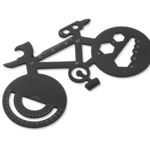 Narzędzie wielofunkcyjne TOKO z własnym nadrukiem, kolor czarny