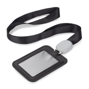 Etui na identyfikator TINO z własnym nadrukiem, kolor czarny