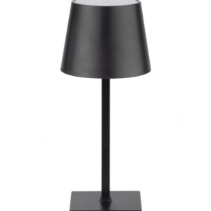 Lampka biurowa VIDIA z własnym nadrukiem, kolor czarny