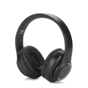 Słuchawki bezprzewodowe DETO z własnym nadrukiem, kolor czarny