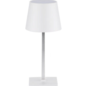 Lampka biurowa VIDIA z własnym nadrukiem, kolor biały