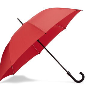 Parasol BETILLA z własnym nadrukiem, kolor czerwony