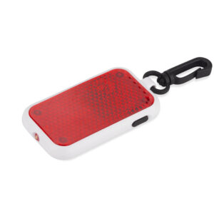 Zawieszka świecąca LITTO z własnym nadrukiem, kolor czerwony